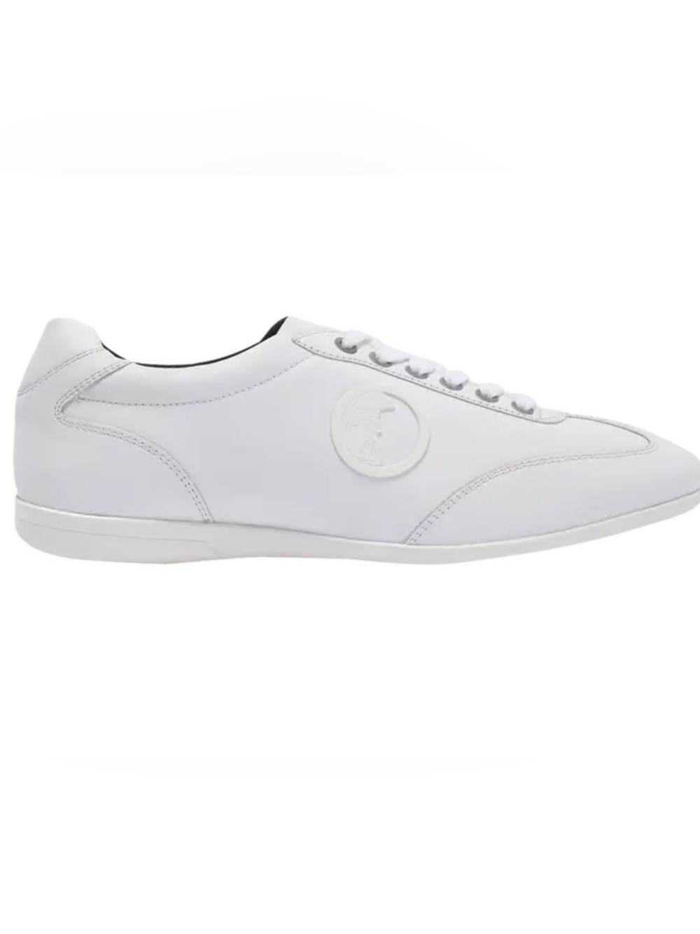 Versace Collection Scarpe White Leather Sneakers Medusa EU 40/ US Size 7